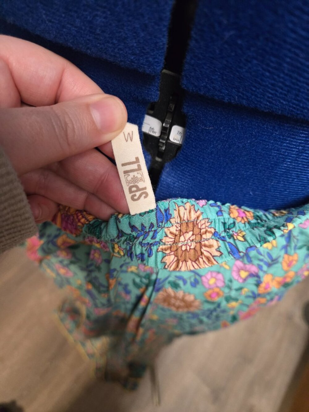 Spell and the Gypsy Collective Original Folktown Turquoise Maxi Skirt, M, EUC - Picture 6 of 6